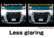 NAPOLEX Broadway Curved Wide View Rear Mirror Aluminum Glass Most Car Models - BW - 863 - Subimods.com