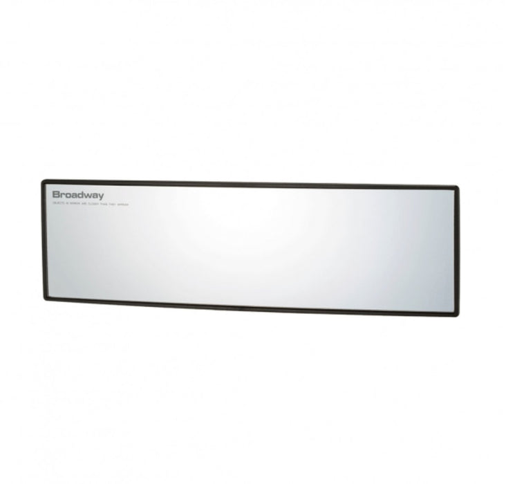 NAPOLEX Broadway Curved Wide View Rear Mirror Aluminum Glass Most Car Models - BW - 865 - Subimods.com