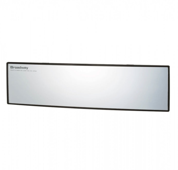 NAPOLEX Broadway Curved Wide View Rear Mirror Aluminum Glass Most Car Models - BW - 867 - Subimods.com