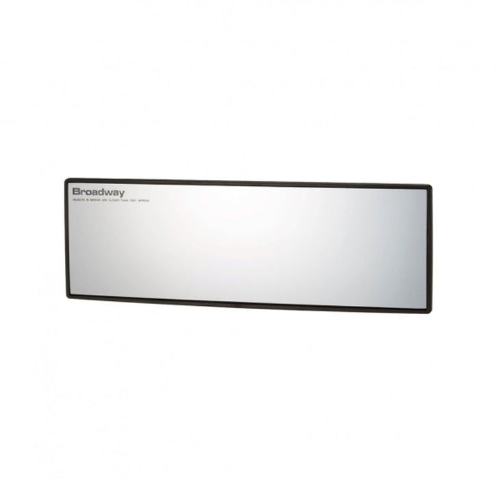 NAPOLEX Broadway Curved Wide View Rear Mirror Chrome Glass Most Car Models - BW - 763 - Subimods.com