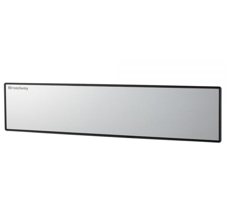 NAPOLEX Broadway Flat Wide View Rear Mirror Chrome Glass Most Car Models - BW - 768 - Subimods.com