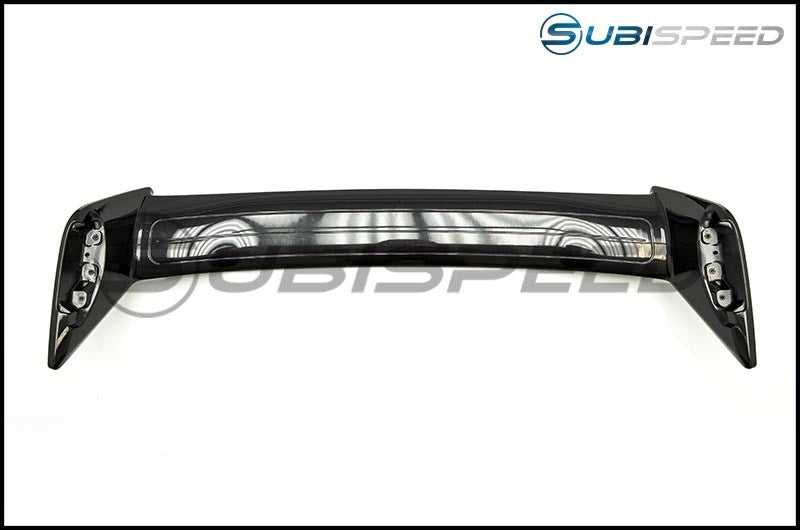 OLM STI Style Paint Matched Spoiler Crystal Black Silica / Raven 2015-2021 WRX / STI