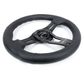 NRG Innovations 320MM Leather Steering Wheel w/ Black Center, Black Stitching, Carbon Center Spoke and Perforated Leather Grip - RST - 002RCF - Subimods.com