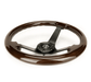 NRG Innovations 350mm Deep Dish Steering Wheel w/ Black Center, and Woodgrain Grip - RST - 036BK - BKW - Subimods.com