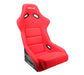 NRG Innovations Fiber Glass Fixed Back Racing Seat Large Red - FRP - 300RD - Subimods.com