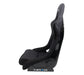 NRG Innovations Fiber Glass Fixed Back Racing Seat Medium Black - FRP - 310 - Subimods.com