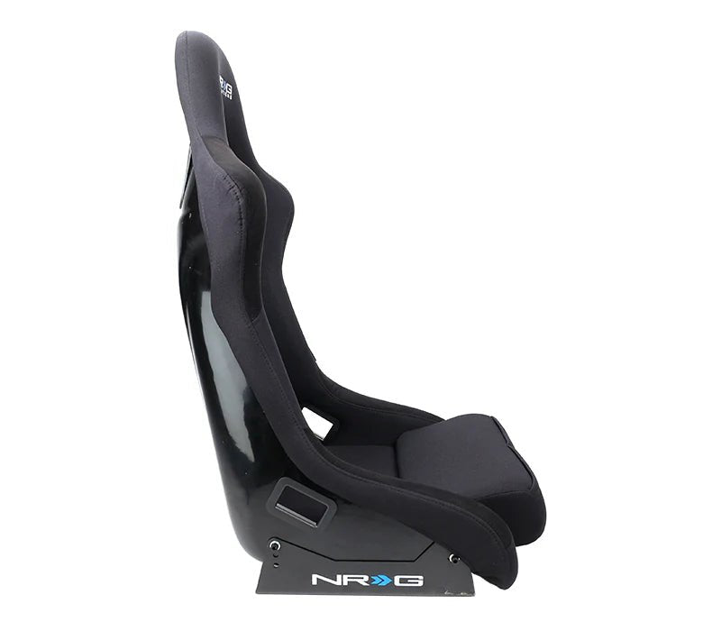 NRG Innovations Fiber Glass Fixed Back Racing Seat Medium Black - FRP - 310 - Subimods.com