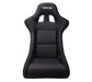 NRG Innovations Fiber Glass Fixed Back Racing Seat Medium Black - FRP - 310 - Subimods.com