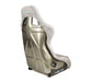NRG Innovations Prisma Ultra Fixed Back Racing Seat Large Grey Alcantara w/ Gold Flake Shell - FRP - 302GY - ULTRA - Subimods.com