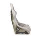 NRG Innovations Prisma Ultra Fixed Back Racing Seat Large Grey Alcantara w/ Gold Flake Shell - FRP - 302GY - ULTRA - Subimods.com