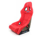 NRG Innovations Prisma Ultra Fixed Back Racing Seat Medium Red Alcantara w/ Gold Flake Shell - FRP - 303RD - ULTRA - Subimods.com