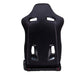 NRG Innovations Reclinable Bucket Seat Pair Black w/ Red Stitching and Arrow Cushion - RSC - 800L/R - Subimods.com