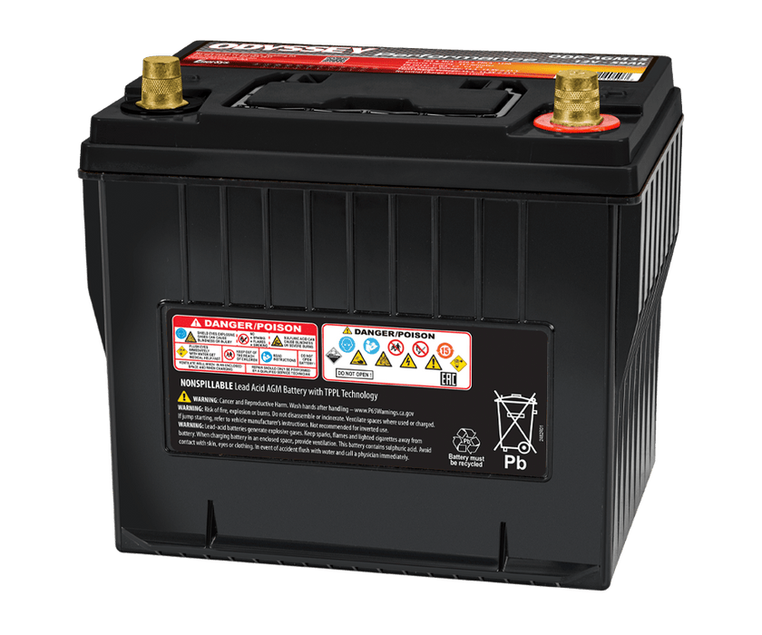 ODYSSEY Performance Battery PC1400 2008 - 2021 WRX / 2008 - 2021 STI / 2005 - 2009 Legacy GT - ODP-AGM35 - Subimods.com