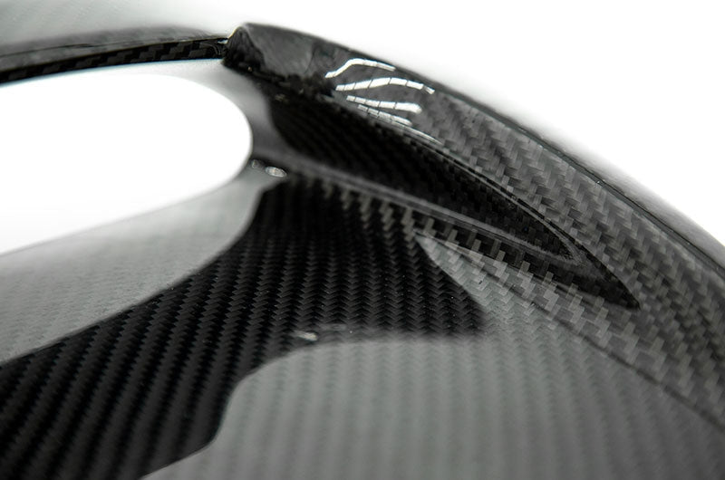 OLM A1 Aggressive Carbon Fiber Replacement Hood Scoop 2015-2021 WRX / STI - OLMA.70101.1 - Subimods.com