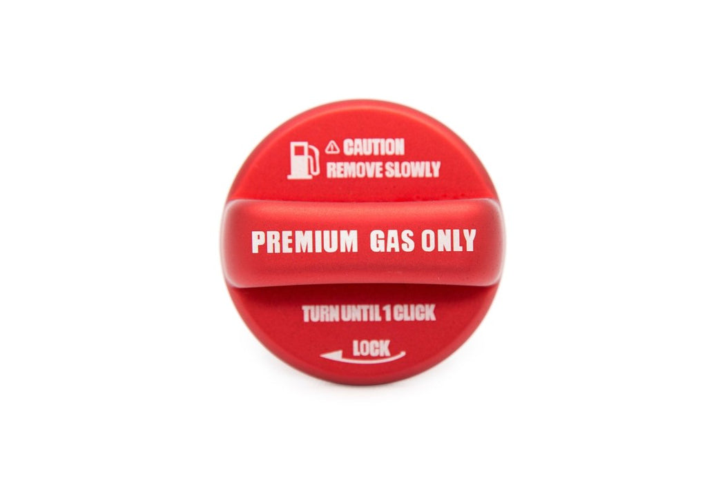 OLM Anodized Red Fuel Cap Cover Most Late Subaru Models - OLMA.70019.1 - Subimods.com