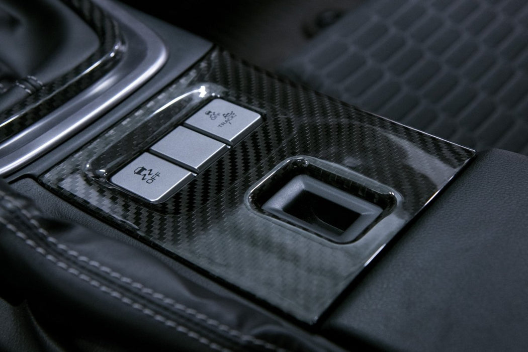 OLM Carbon Fiber Center Console Cover 2022-2024 BRZ / GR86 - OLMC.49001.1 - Subimods.com