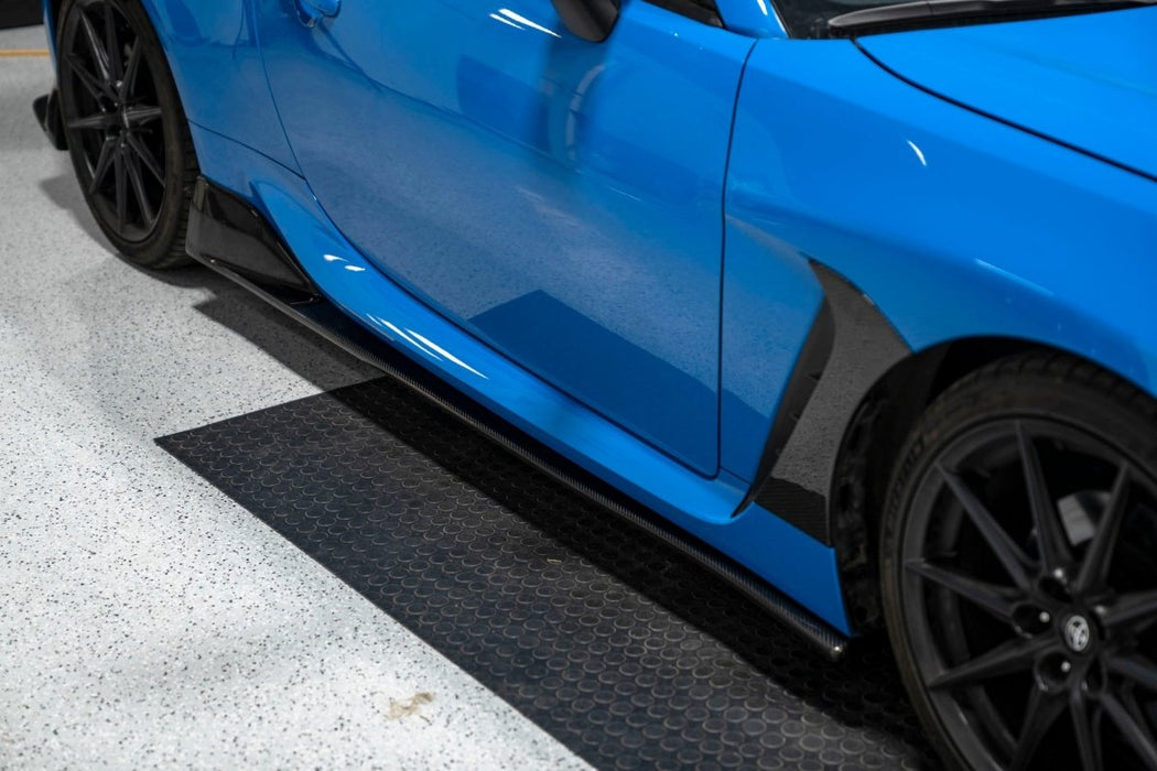 OLM Carbon Fiber CS Style Side Skirts 2022-2025 BRZ / GR86 - OLMB.49004.1 - Subimods.com