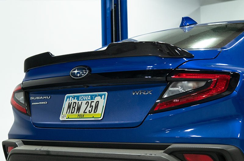 OLM Carbon Fiber Low Profile Trunk Spoiler 2022-2026 WRX - OLMB.47014.1 - Subimods.com