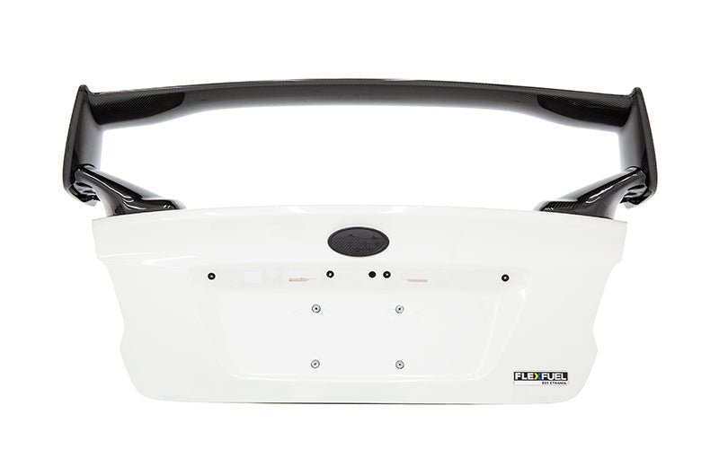 OLM Carbon Fiber OEM STI Style Spoiler w/ Carbon Bases 2015-2021 WRX / STI - OLMA.70178.1 - Subimods.com