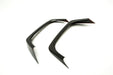 OLM Carbon Fiber Rear Bumper Exhaust Finishers 2015-2021 WRX / STI - OLMEXT-WRX14-DCF - Subimods.com