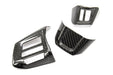 OLM Carbon Fiber Steering Wheel Covers 2015 WRX / STI w/ Manual Transmission - OLMSTR-WRX15-B-DCF - Subimods.com
