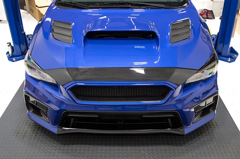OLM Carbon Fiber Upper Front Bumper Cover 2015-2021 WRX / STI - OLMA.70162.1 - Subimods.com