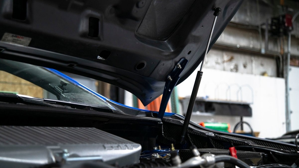 OLM Carbon Fiber Wrapped Hood Struts 2022-2025 WRX - OLMB.47020.1 - Subimods.com