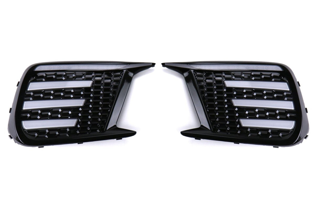 OLM Clear Tri-Bar Fog Light Bezel 2018 WRX / 2018-2021 STI - OLMA.70106.1 - Subimods.com
