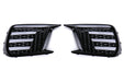 OLM Clear Tri-Bar Fog Light Bezel 2018 WRX / 2018-2021 STI - OLMA.70106.1 - Subimods.com