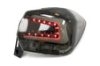 OLM CS Style LED Taillights Dark Smoke Lens, Black Reflector, White C-Bar 2013-2017 Crosstrek - OLM-13XVTAIL-CS - Subimods.com