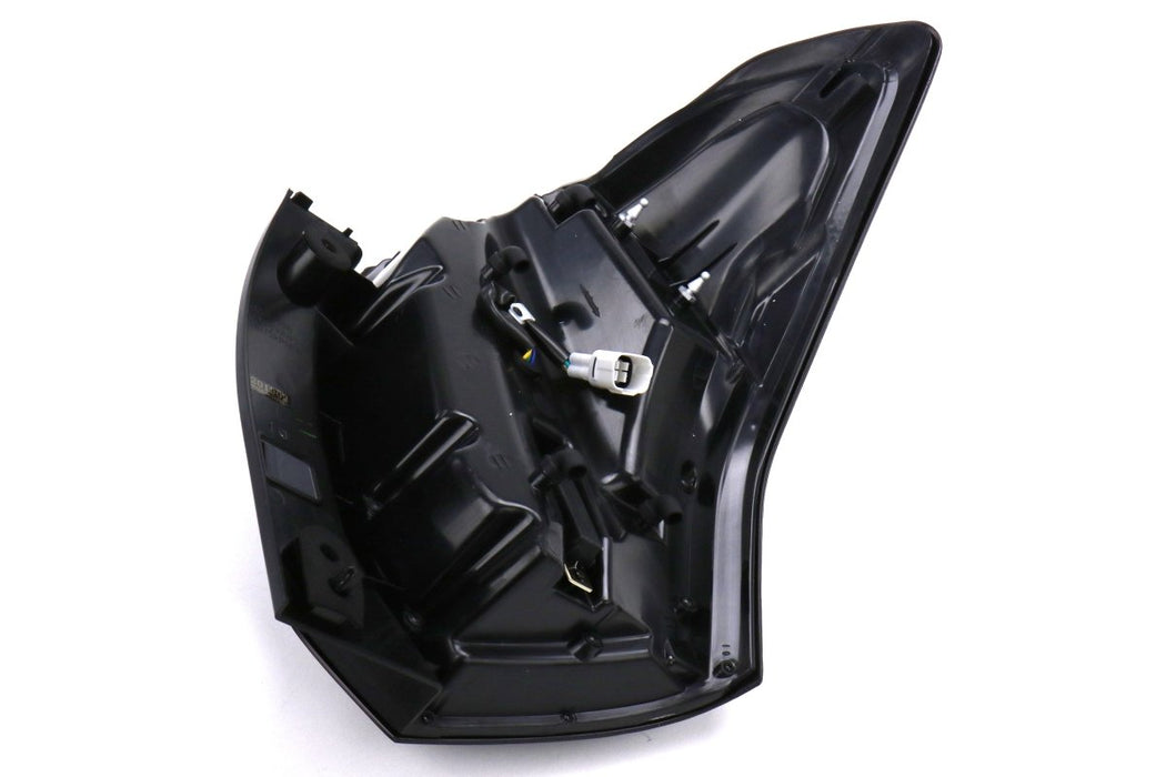 OLM CS Style LED Taillights Smoke Lens, Black Base, White Bar 2014-2018 Forester - OLM14FXTCSTLDS - Subimods.com