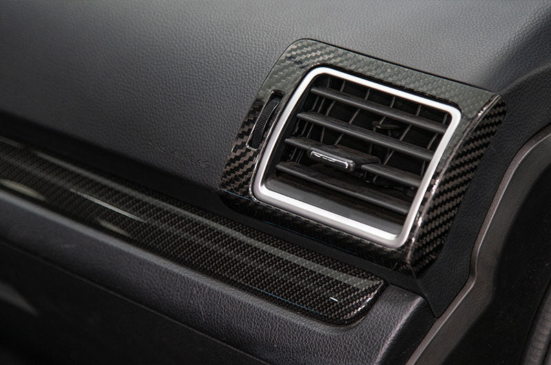 OLM Dry Carbon Fiber Air Vent Covers 2015-2021 WRX / STI - OLMA.70216.1 - Subimods.com
