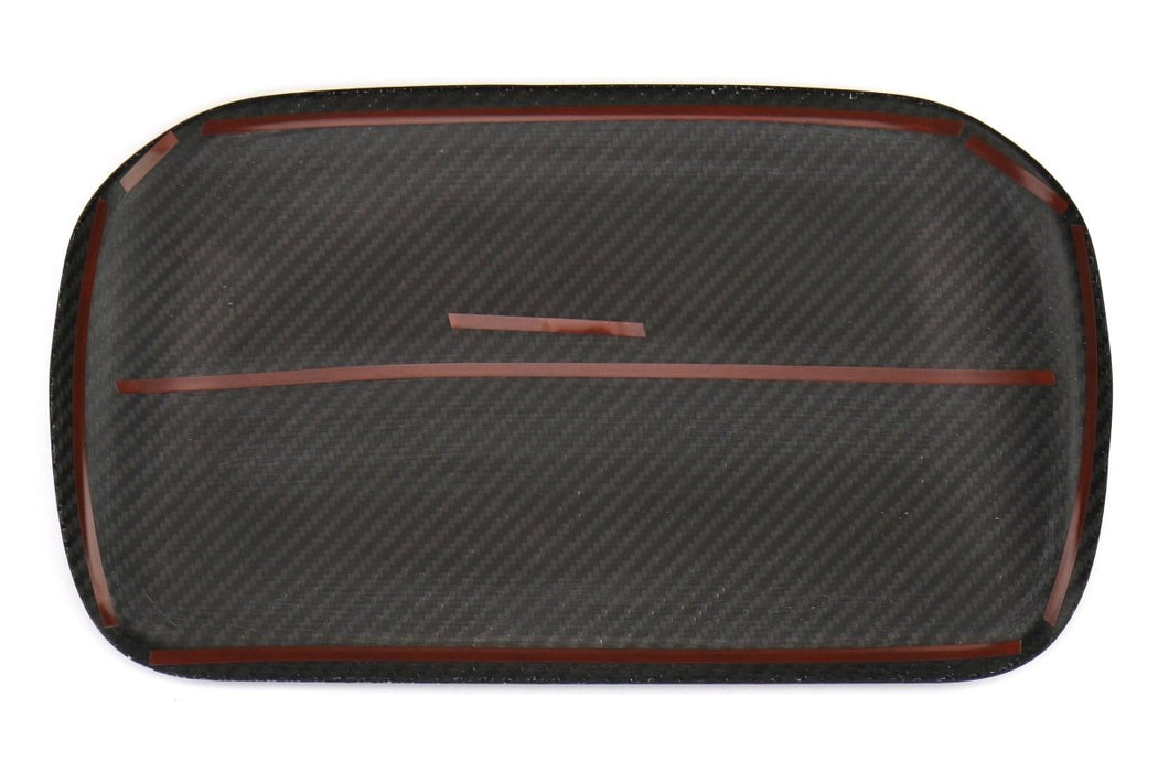 OLM Dry Carbon Fiber Console Hood Cover 14-18 Forester / 13-17 Crosstrek / 15-17 WRX / STI - OLMDP2-WRX14-DCF - Subimods.com