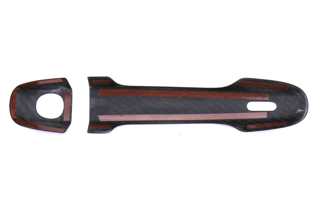 OLM Dry Carbon Fiber Door Handle Cover Gloss Carbon Fiber 2013-2021 BRZ / FRS / GT86 - OLMDHC-FT86-K-DCF - Subimods.com