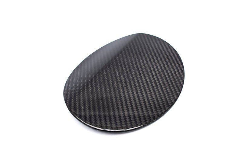 OLM Dry Carbon Fiber Fuel Door Cover 2015-2021 WRX / STI - OLMTC-SUBWRX14-DCF - Subimods.com