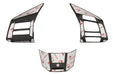 OLM Dry Carbon Fiber Steering Wheel Covers 2016-2018 WRX / STI w/ Manual Transmission - OLMSTR-WRX16-B-DCF - Subimods.com