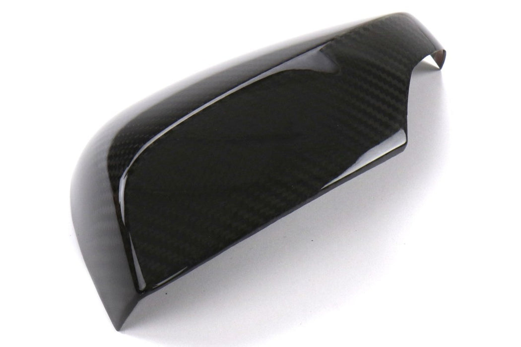 OLM Dry Gloss Carbon Fiber Mirror Covers w/ Turn Signal Hole 2015-2021 WRX / STI - OLMMRC-WRX14WHGDCF - Subimods.com