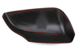 OLM Dry Gloss Carbon Fiber Mirror Covers w/ Turn Signal Hole 2015-2021 WRX / STI - OLMMRC-WRX14WHGDCF - Subimods.com