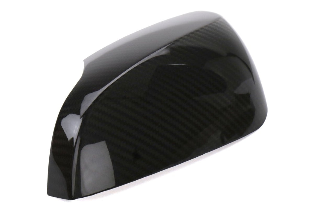 OLM Dry Gloss Carbon Fiber Mirror Covers w/ Turn Signal Hole 2015-2021 WRX / STI - OLMMRC-WRX14WHGDCF - Subimods.com