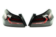 OLM Evolution Tail Lights Clear Lens, Black Base, Red Bar 2015-2021 WRX / STI - OLMA.70032.1-CBR - Subimods.com