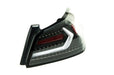 OLM Evolution Tail Lights Clear Lens, Black Base, White Bar 2015-2021 WRX / STI - OLMA.70032.1-B - Subimods.com