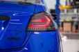 OLM Evolution Tail Lights Clear Lens, Black Base, White Bar 2015-2021 WRX / STI - OLMA.70032.1-B - Subimods.com