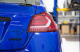 OLM Evolution Tail Lights Clear Lens, Red Base, White Bar 2015-2021 WRX / STI - OLMA.70032.1-R - Subimods.com