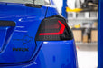 OLM Evolution Tail Lights Smoked Lens, Black Base, Red Bar 2015-2021 WRX / STI - OLMA.70032.1-SBR - Subimods.com