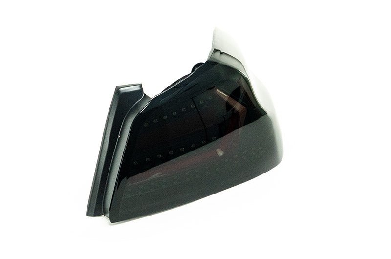 OLM Evolution Tail Lights Smoked Lens, Black Base, Red Bar 2015-2021 WRX / STI - OLMA.70032.1-SBR - Subimods.com
