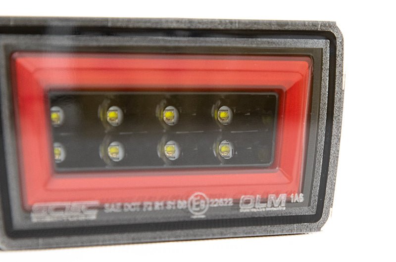 OLM F1 NB+R V2 Rear Brake Light Clear Lens, Gloss Black Base, Red Bar 2015-2021 WRX / STI - OLMA.70219.2 - Subimods.com