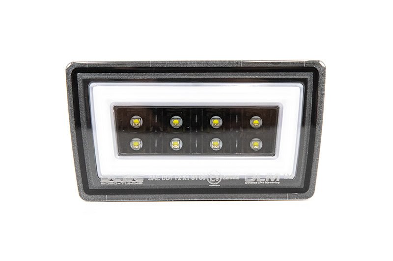 OLM F1 NB+R V2 Rear Brake Light Clear Lens, Gloss Black Base, White Bar2015-2021 WRX / STI - OLMA.70219.1 - Subimods.com