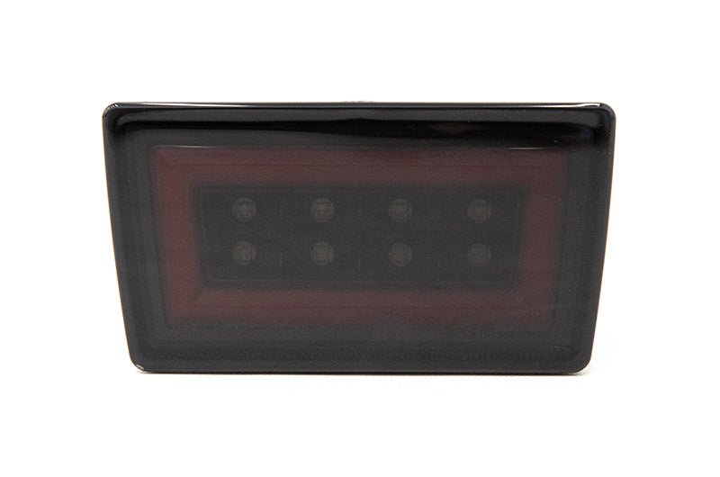 OLM F1 NB+R V2 Rear Brake Light Smoke Lens, Gloss Black Base, Red Bar 2015-2021 WRX / STI - OLMA.70219.4 - Subimods.com
