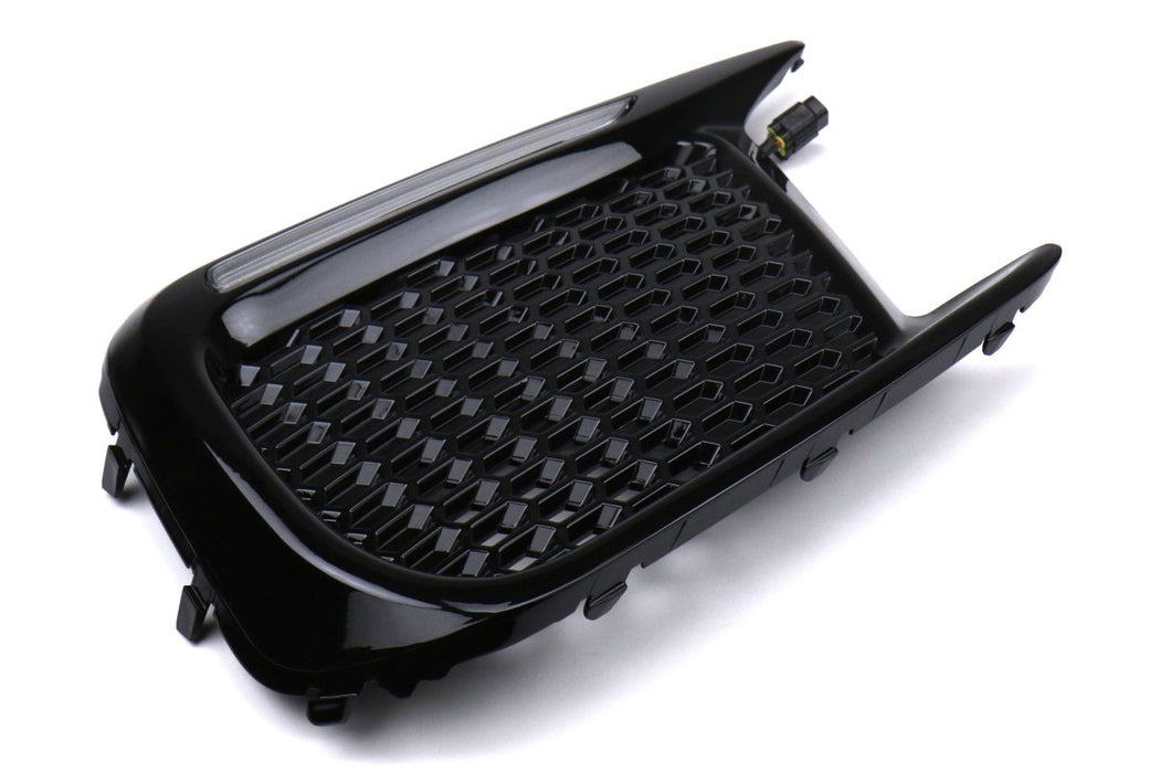 OLM Facelift JDM Style DRL Sequential Turn Signal Bezel No Fog Hole 2018-2025 WRX / STI - OLMA.70077.1 - Subimods.com