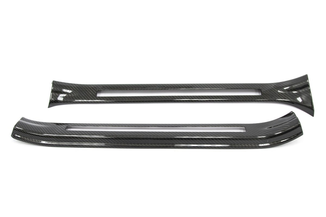 OLM LE Dry Carbon Fiber Door Sill Cover 2015-2021 STI - OLMAX15STISS - Subimods.com
